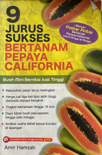 Image of 9 Jurus Sukses Bertanam Pepaya California