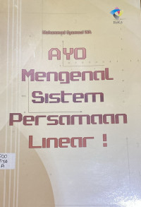 Image of Ayo Mengenal Sistem Persamaan Linear!