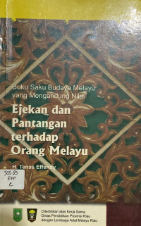 Image of Ejekan Dan Pantangan Terhadap Orang Melayu