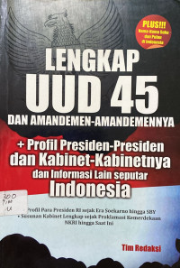 Image of Lengkap UUD 45 Dan Amandemen-amandemennya