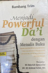 Image of Menjadi Powerful Da'i Dengan Menulis Buku