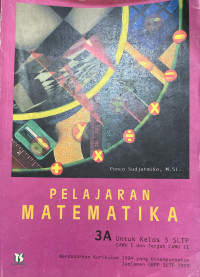 Image of Pelajaran Matematika 3A