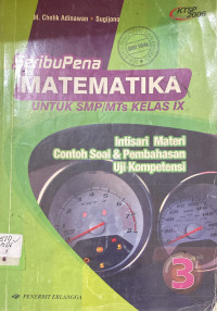 Image of Seribu Pena Matematika Untuk SMP/MTs Kelas IX Jilid 3